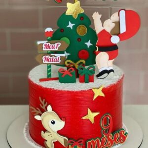 Arquivo de Corte Topo de Bolo Natal