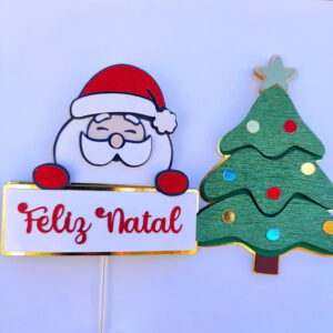 Arquivo de Corte - Topo de Bolo Natal