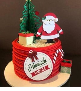Arquivo de corte Topo de bolo Natal