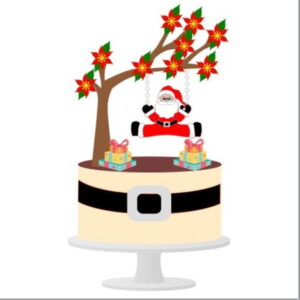 Arquivo de Corte Topo de Bolo Natal