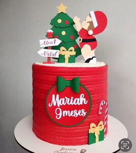 Arquivo de Corte Topo de Bolo Natal