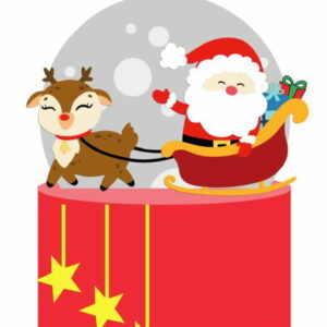 Arquivo de Corte Topo de Bolo Natal