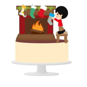 Arquivo de Corte Topo de Bolo Natal