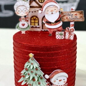 Arquivo de corte Topo de Bolo Natal STUDIO