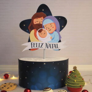 Arquivo de corte Topo de bolo Natal STUDIO COD:1429