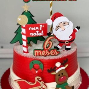 Arquivo de corte Topo de Bolo Natal STUDIO