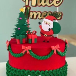 Arquivo de corte Topo de Bolo Natal STUDIO