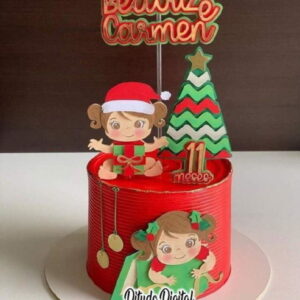 Arquivo De Corte Topo De Bolo Natal Studio