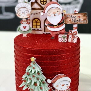 Arquivo de Corte Topo de Bolo Natal