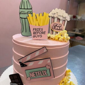 Arquivo de Corte Topo de Bolo Netflix Candy em Studio