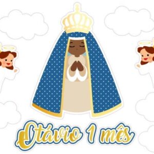 Arquivo de corte topo de bolo Nossa Senhora Aparecida