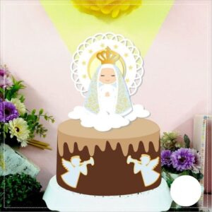 Arquivo de Corte Topo de Bolo Nossa Senhora Camadas