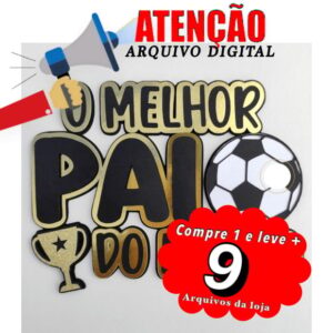 Arquivo De Corte Topo De Bolo - O Mehor Pai Do Mundo