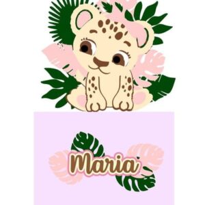 Arquivo de Corte Topo de Bolo Oncinha Baby Camadas