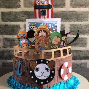 Arquivo de Corte: Topo de Bolo One Piece 006