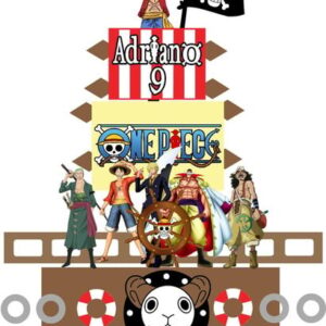 Arquivo de Corte Topo de Bolo One Piece