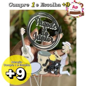 Arquivo de Corte Topo de Bolo Pagode - Studio