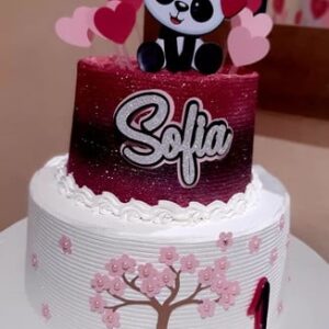 arquivo de corte topo de bolo panda