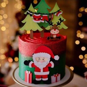 Arquivo de corte topo de bolo Papai Noel