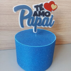 Arquivo de Corte Topo de Bolo Papai Te Amo