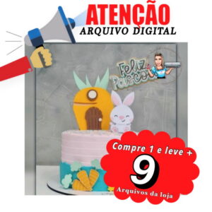 Arquivo de Corte Topo de Bolo - Pascoa (08)
