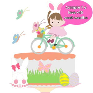 Arquivo de Corte Topo de Bolo Páscoa #4266