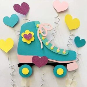 Arquivo de corte Topo de Bolo Patins STUDIO