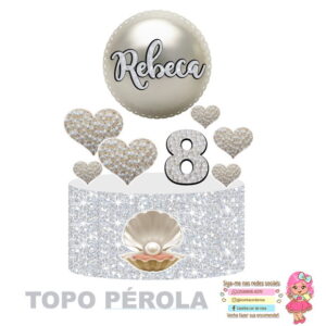 Arquivo de Corte Topo de Bolo Pérola