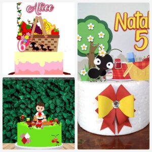 Arquivo de Corte Topo de Bolo Picnic + Brinde