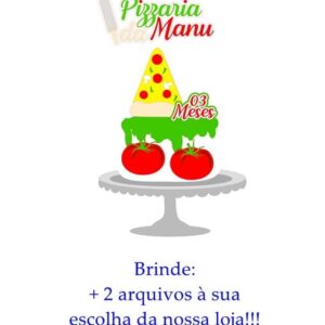 Arquivo de Corte Topo de Bolo Pizzaria Cod02
