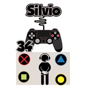 Arquivo de Corte Topo de Bolo Playstation Video Game