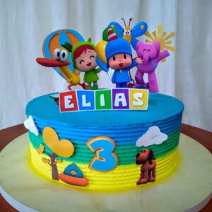 Arquivo de corte topo de bolo Pocoyo 02