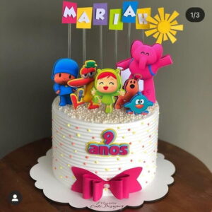 Arquivo de corte topo de bolo Pocoyo 03