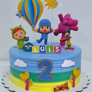 Arquivo de Corte - Topo de Bolo Pocoyo