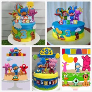Arquivo de Corte Topo de Bolo Pocoyo + Brinde