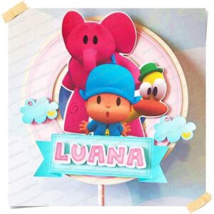 Arquivo De Corte Topo De Bolo Pocoyo