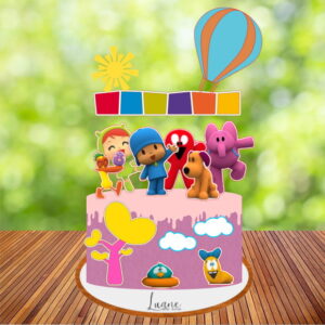 Arquivo de Corte Topo de Bolo Pocoyo - Studio e PDF