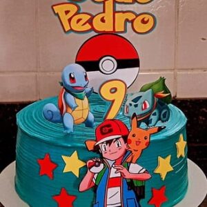 Arquivo de Corte Topo de Bolo Pokemon Bola Camadas