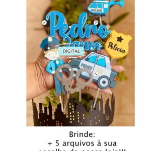 Arquivo De Corte Topo De Bolo Polícia