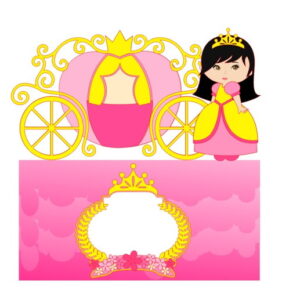 Arquivo de Corte Topo de Bolo Princesa - Realeza