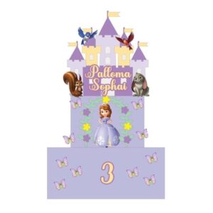 Arquivo de Corte Topo de Bolo Princesa Sofia