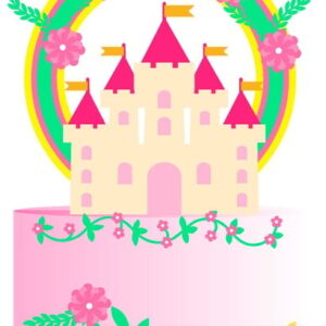 Arquivo de Corte Topo de Bolo Princesas 05