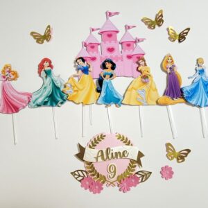 Arquivo de Corte - Topo de Bolo Princesas