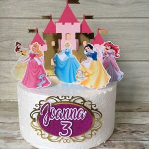 Arquivo de corte topo de bolo princesas