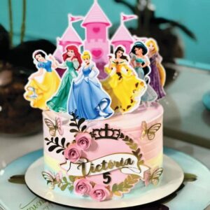 Arquivo de Corte Topo de Bolo Princesas Disney Studio - 038
