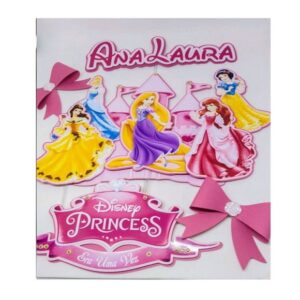 Arquivo de Corte Topo de Bolo Princesas Disney #14118
