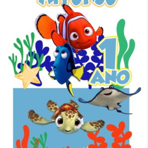 Arquivo de Corte Topo de Bolo Procurando Nemo 01