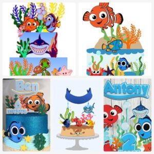 Arquivo de Corte Topo de Bolo Procurando Nemo + Brinde