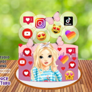 Arquivo de Corte Topo de Bolo Redes Sociais 01 - Studio/pdf