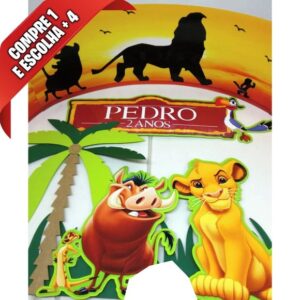 Arquivo de Corte Topo de Bolo Rei Leão
